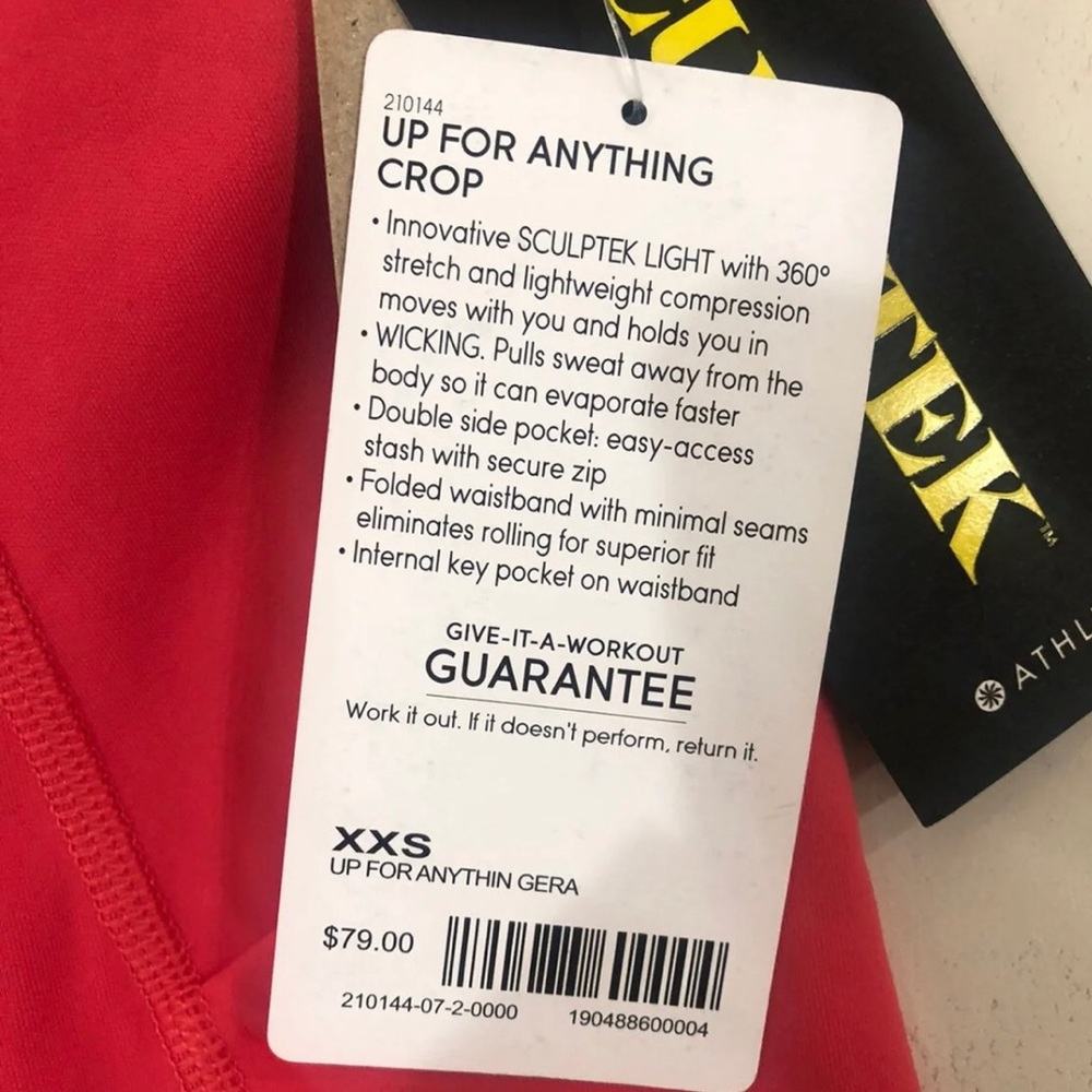 Athleta up for anything crop